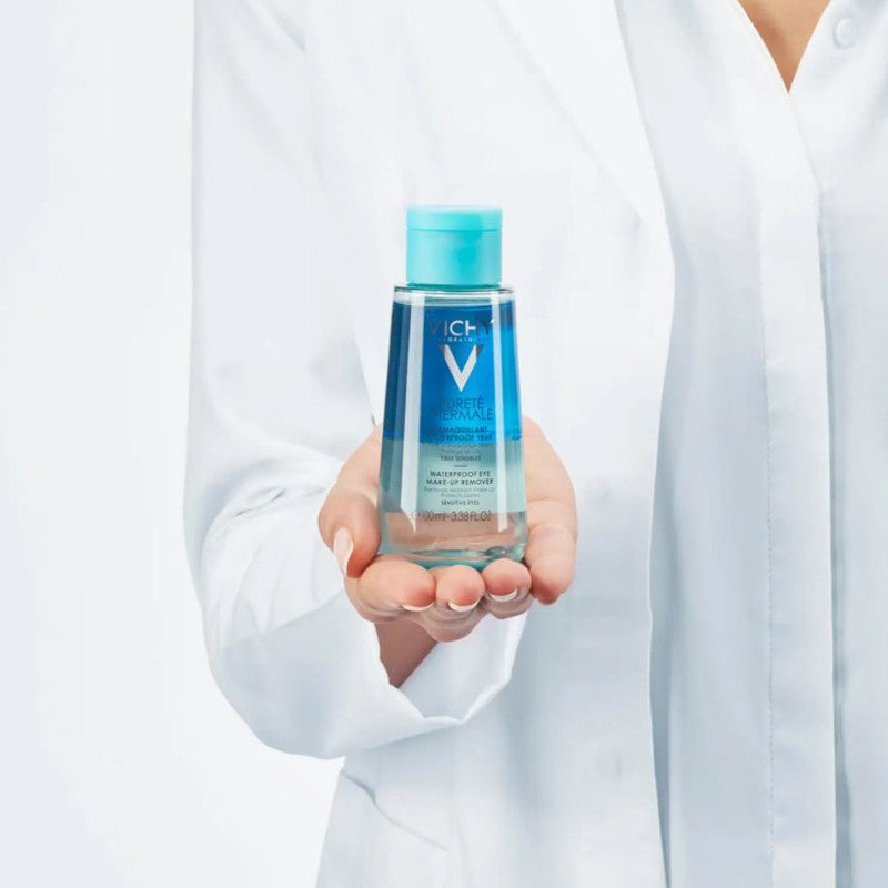 VICHY Pureté Thermale Desmaquillante Ojos Bifásico Waterproof 100ml-5