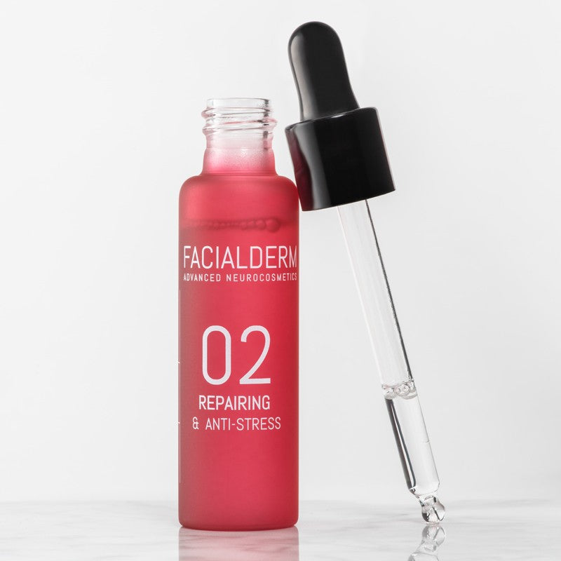 FACIALDERM Serum Booster 02 Reparador y Antiestrés 30ml-2