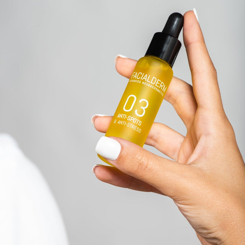 FACIALDERM Serum Booster 03 Antimanchas y Antiestrés 30ml-4