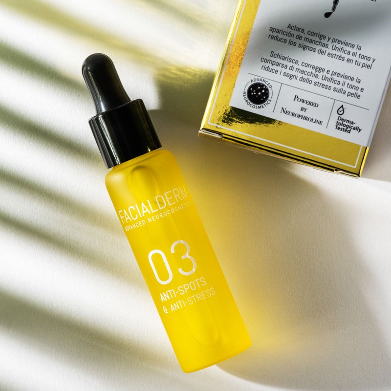 FACIALDERM Serum Booster 03 Antimanchas y Antiestrés 30ml-3
