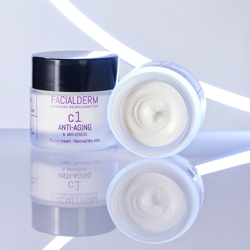 FACIALDERM Crema C1 Antiedad y Antiestrés para Piel Normal y Seca 50ml-3