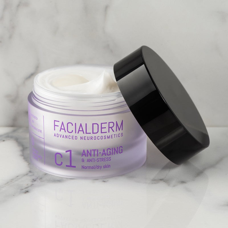 FACIALDERM Crema C1 Antiedad y Antiestrés para Piel Normal y Seca 50ml-2