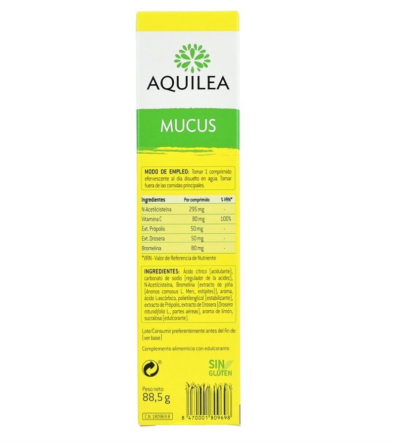 AQUILEA Mucus 15 Comprimidos Efervescentes-3