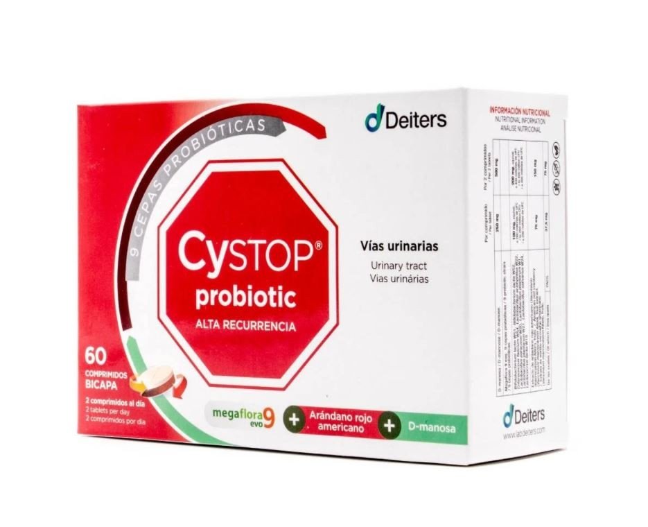 CYSTOP Probiotic Alta Recurrencia Vías Urinarias 60 Comprimidos-1
