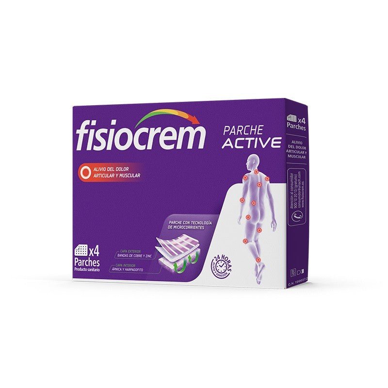 FISIOCREM Parche Active 4 Parches (7x9.5cm)-1