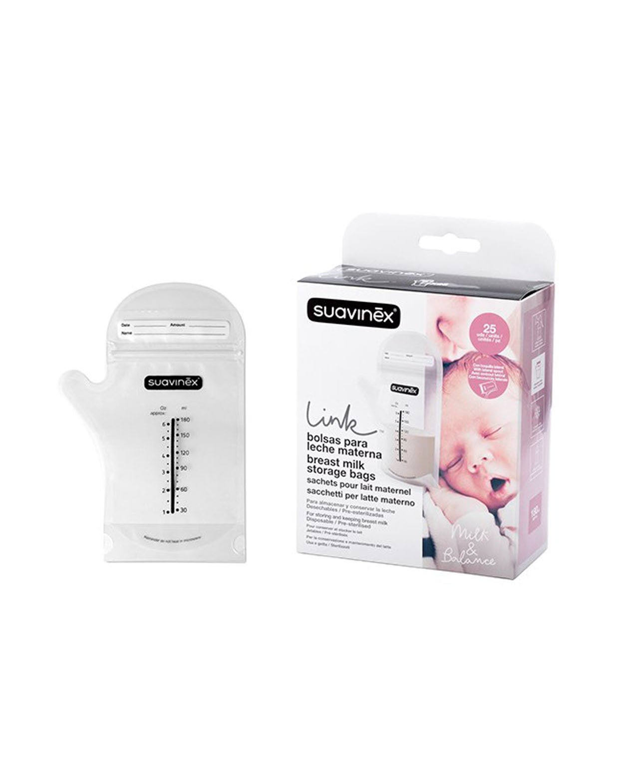 SUAVINEX Bolsas de Almacenaje de Leche Materna 25 Unidades-1