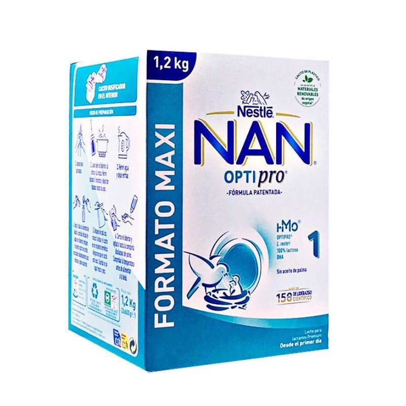 NAN OPTIPRO 1 Leche de Inicio para Lactantes 1200gr FORMATO MAXI-3