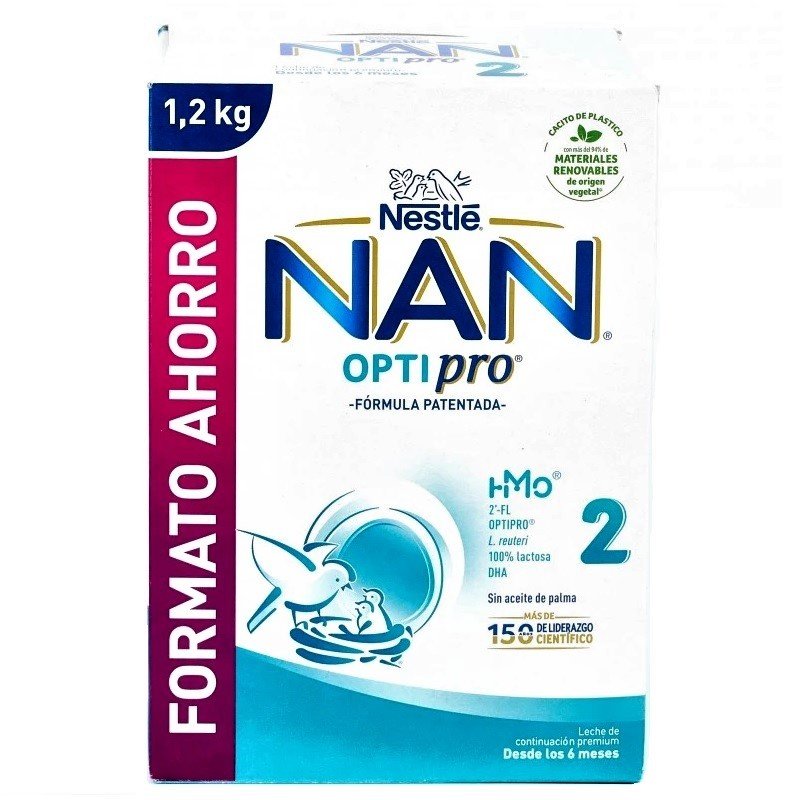 NAN OPTIPRO 2 Leche de Continuación 1200gr FORMATO AHORRO-2