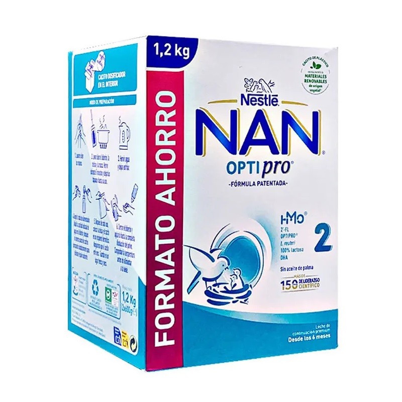 NAN OPTIPRO 2 Leche de Continuación 1200gr FORMATO AHORRO-1