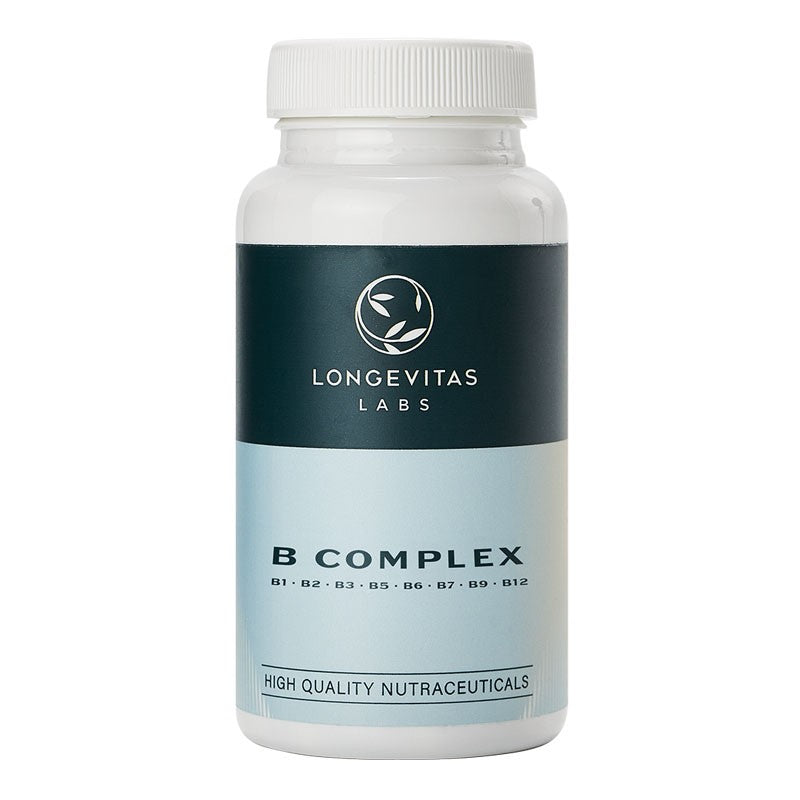 LONGEVITAS B Complex Multivitamínico Grupo B 60 Cápsulas-1