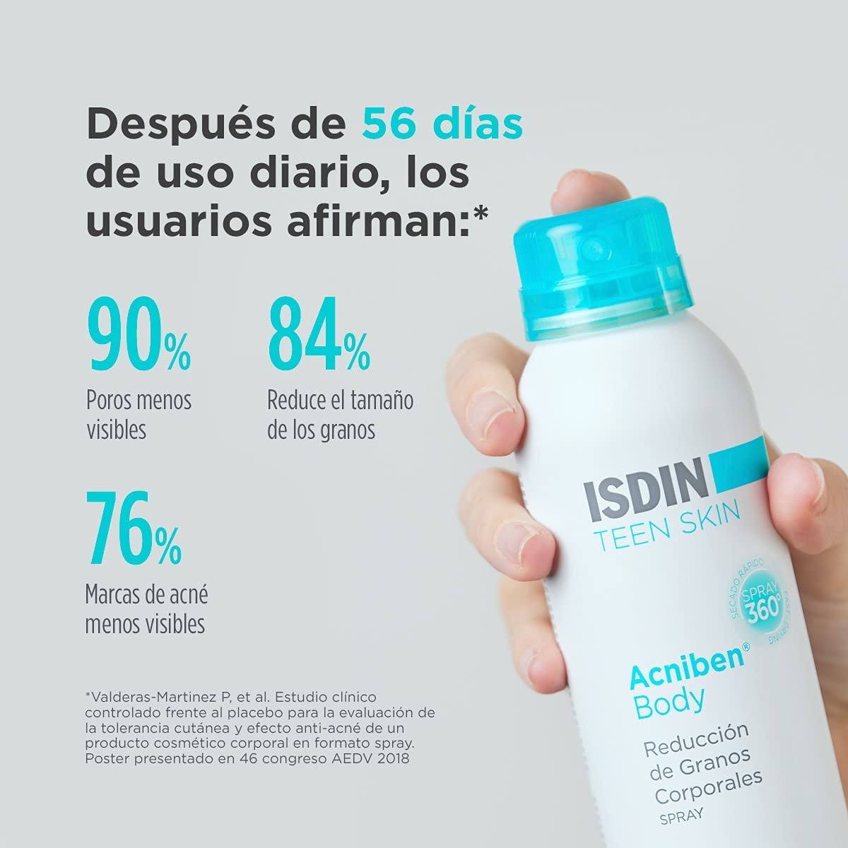 ISDIN Acniben Body Spray Reductor de Granos Corporales 150ml-8