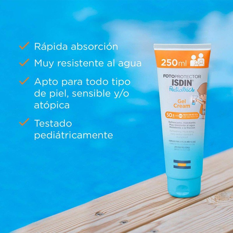 ISDIN Fotoprotector Gel Crema Pediatrics SPF 50+ 250ml-3