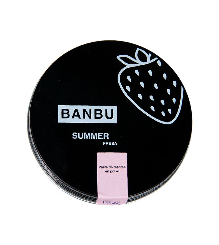 BANBU Pasta de Dientes Natural en Polvo Summer (Fresa) 60ml-1