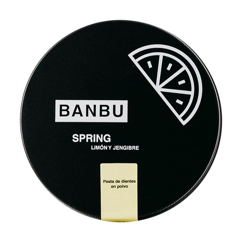 BANBU Pasta de Dientes Natural en Polvo Spring (Limón) 60ml-1