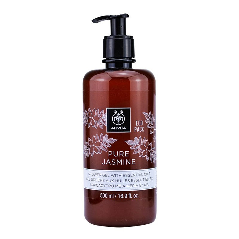 Apivita Gel de Baño Pure Jasmine Ecopack 500 ml-1
