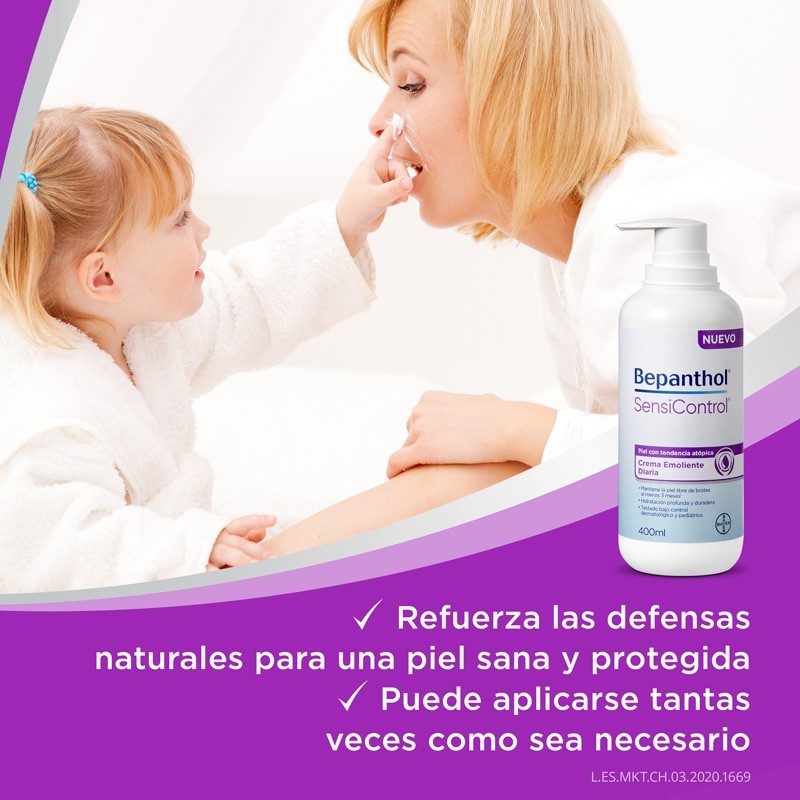 BEPANTHOL SensiControl Crema Emoliente diaria 400ml + BEPANTHOL SensiCalm Crema 50gr-4