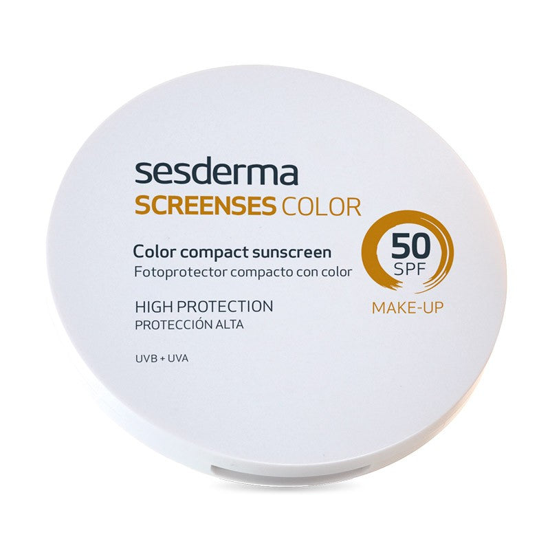 SESDERMA Screenses Color Compact Sunscreen Brown SPF 50 10g-2