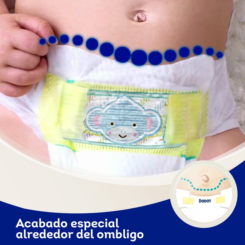 DODOT Pañales Sensitive Talla 3 (6-10kg) 56 Unidades-3