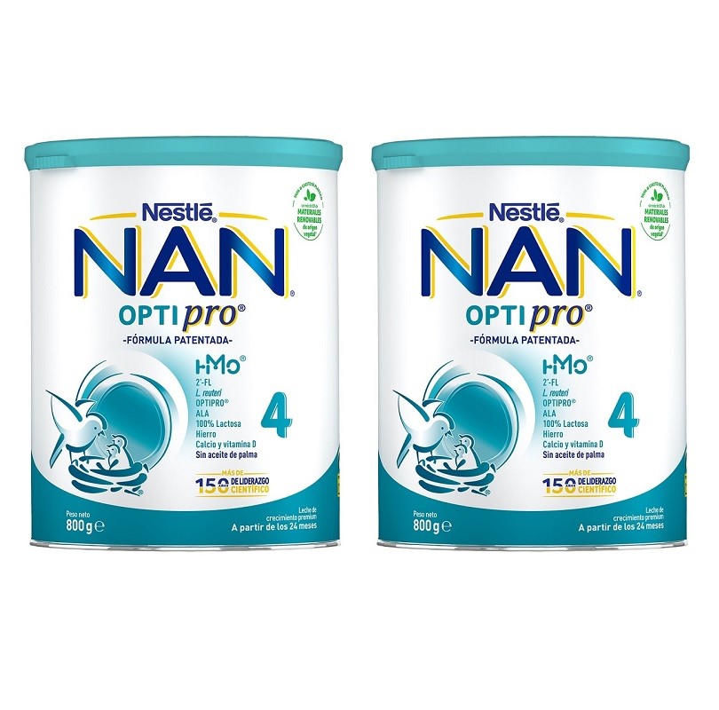 NAN OPTIPRO 4 Leche de Crecimiento DUPLO 2x800g-1