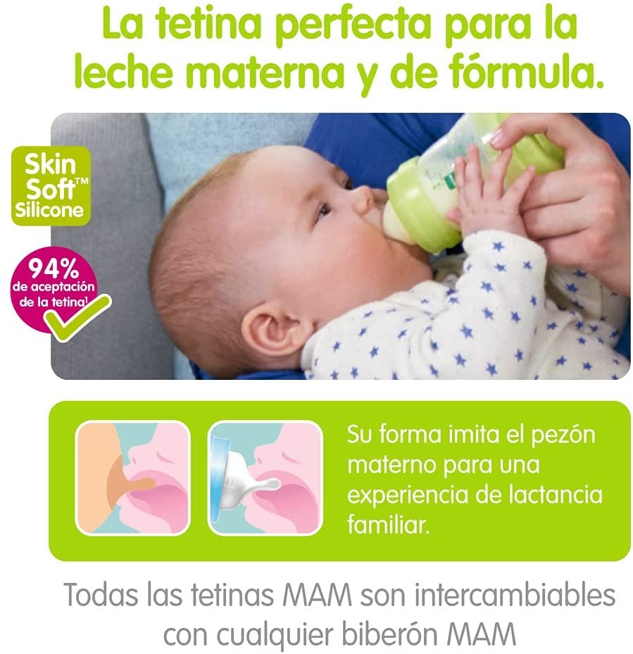 MAM Biberón Easy Start Anti Cólico 260ml - Blanco-3