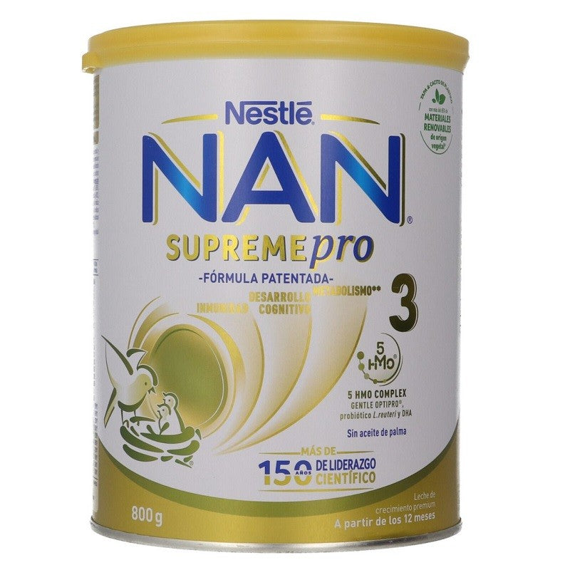 NAN Supreme Pro 3 Leche de Crecimiento 800gr-1