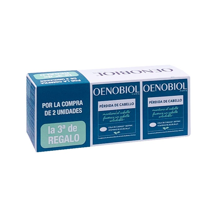 OENOBIOL Pérdida de cabello TRIPLO 3x60 Cápsulas-1