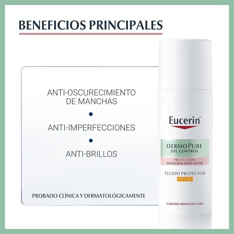 EUCERIN Dermopure Oil Control Fluido Protector SPF30 (50ml)-8