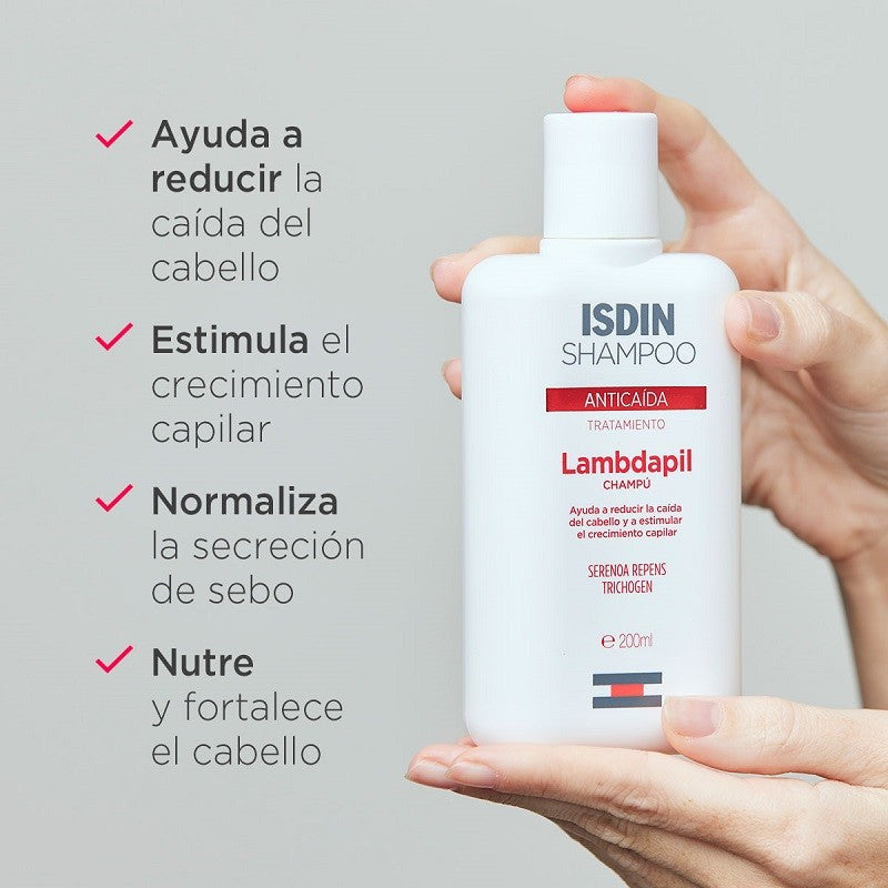 ISDIN LAMBDAPIL Champú Anticaída 200ml-2