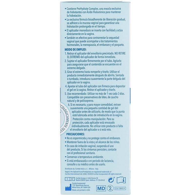 VAGISIL Gel Hidratante Interno 6 monodosis de 5g-2