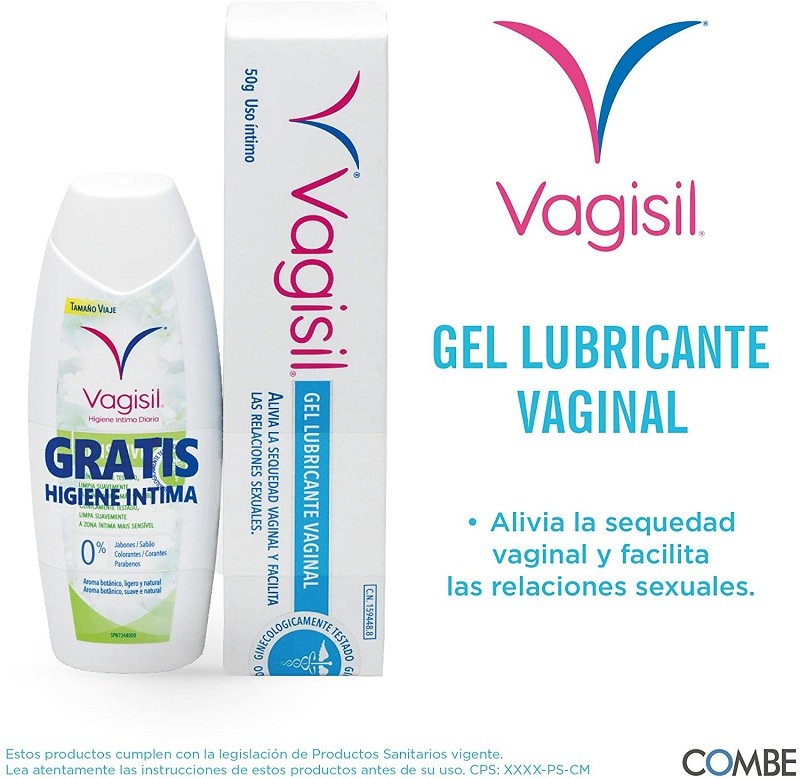 VAGISIL Gel Lubricante Vaginal 50gr + GRATIS Vagisil Sensitive Gel 75ml-2