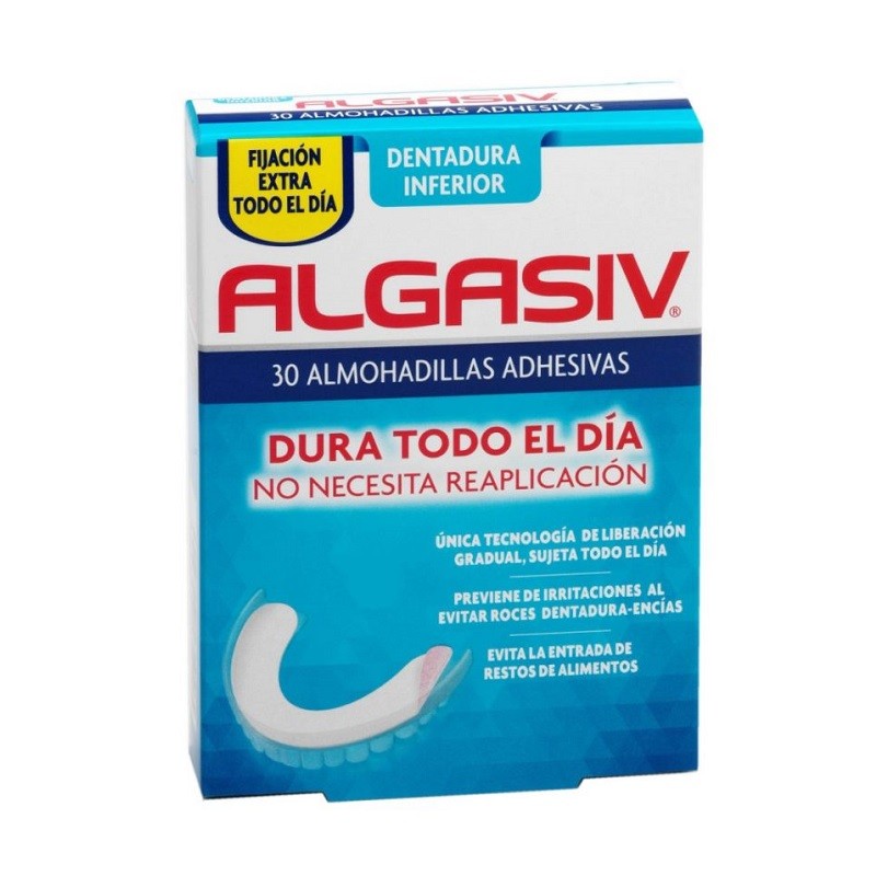 ALGASIV Almohadilla Inferior para Dentadura Postiza 30 unidades-2