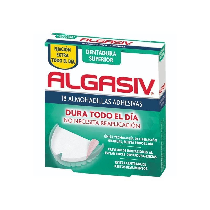 ALGASIV Almohadilla Superior para Dentadura Postiza 18 unidades-1