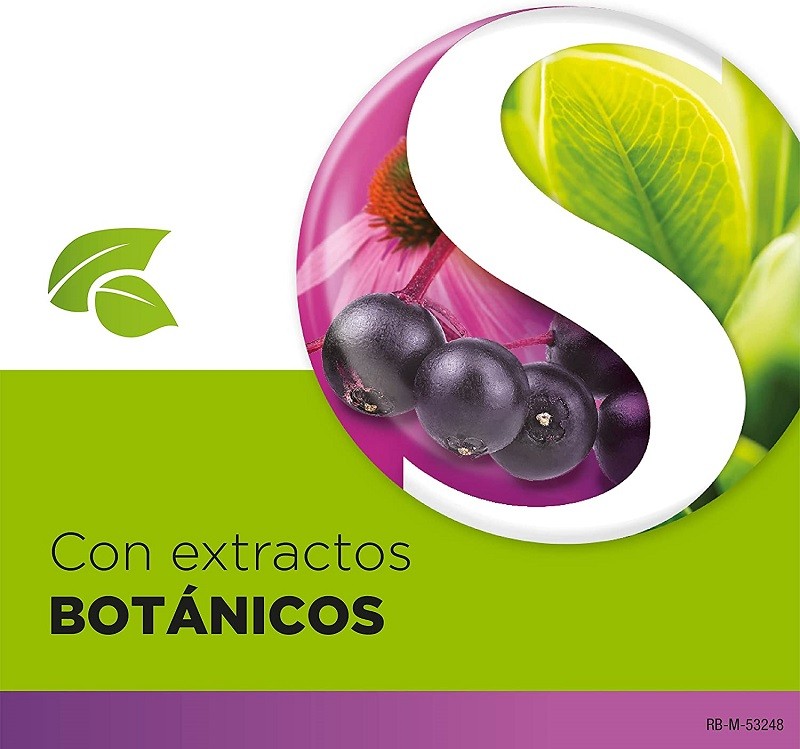STREPHERBAL Saúco y Equinácea sabor Frutas del Bosque 16 pastillas de chupar-5