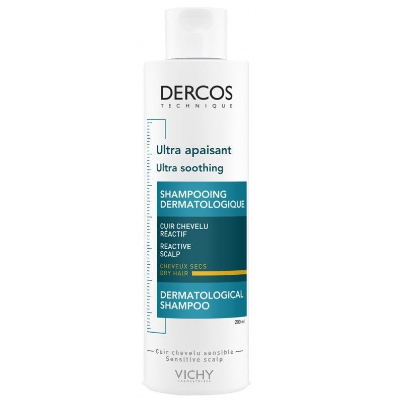 VICHY Dercos Champú Ultracalmante Cabello Seco 200ml-3