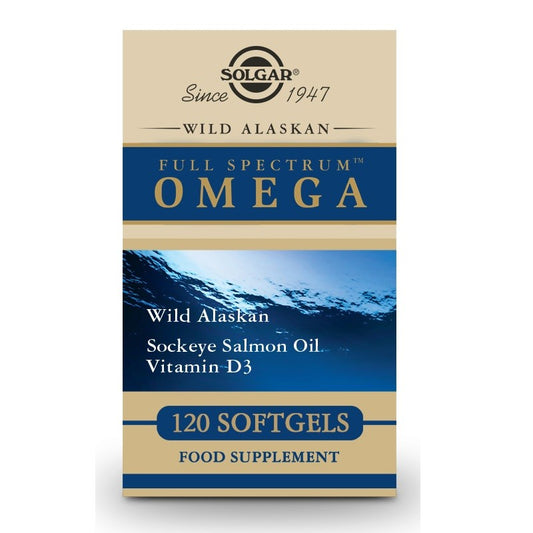 SOLGAR Full Spectrum Omega 120 Cápsulas Blandas-1