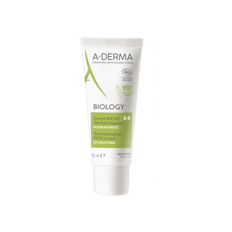 A-DERMA Biology Crema Rica Dermatológica Hidratante BIO 40ml-2