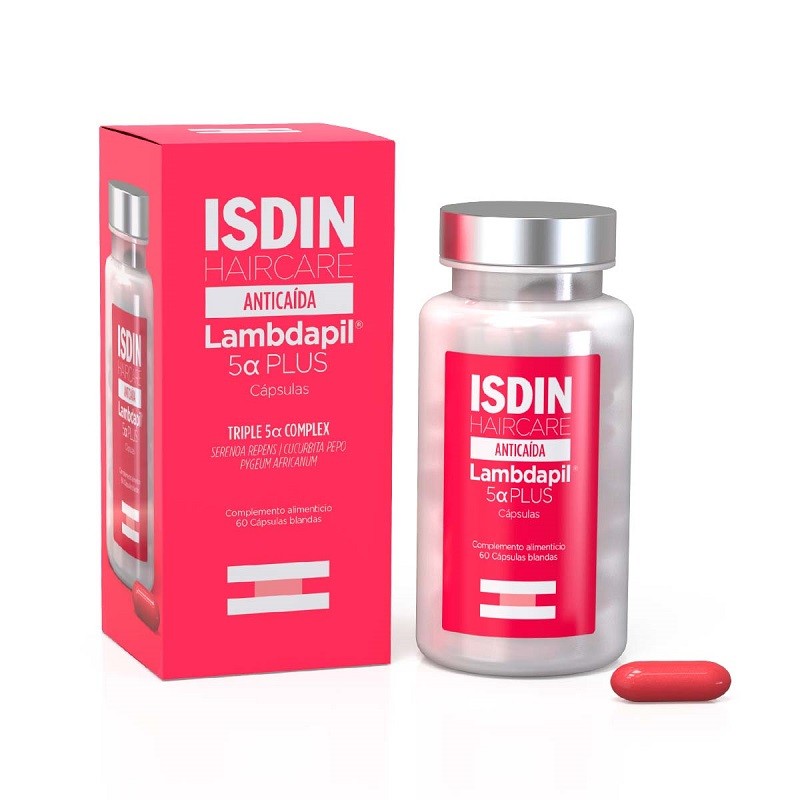 ISDIN LAMBDAPIL Anticaída 5 Alfa Plus 60 Cápsulas Blandas-1