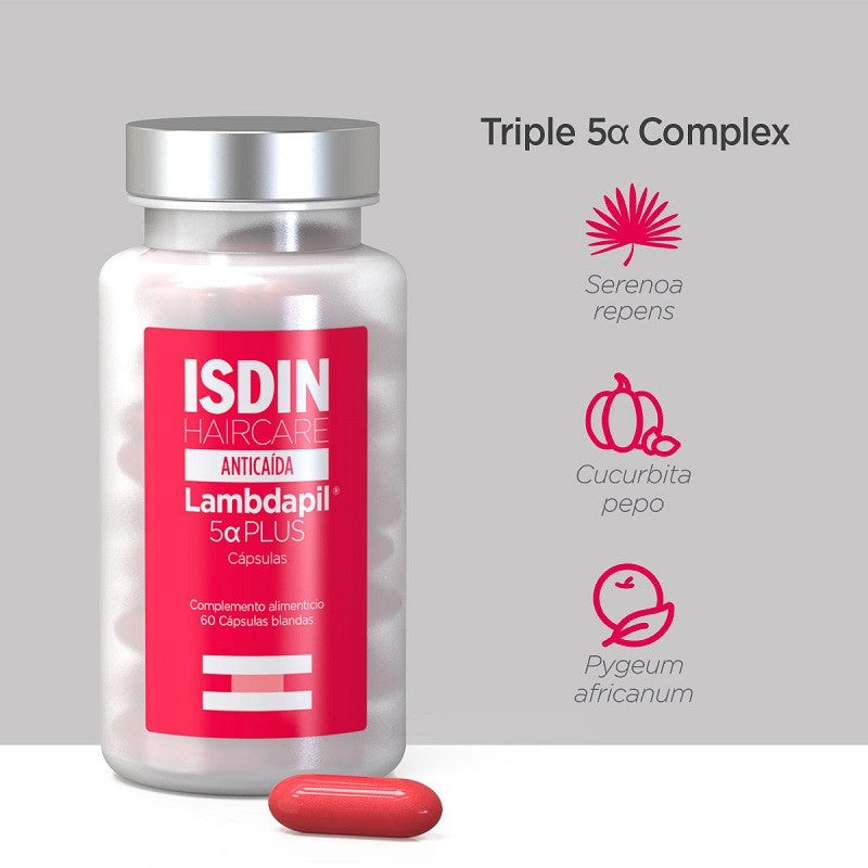 ISDIN LAMBDAPIL Anticaída 5 Alfa Plus 60 Cápsulas Blandas-4