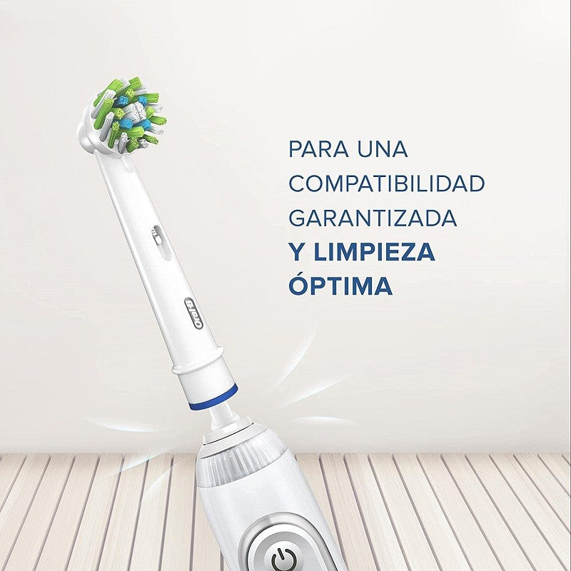 ORAL-B CrossAction Recambio Cepillo de Dientes Eléctrico con CleanMaximiser 9 Cabezales-4