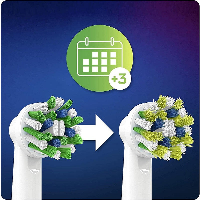 ORAL-B CrossAction Recambio Cepillo de Dientes Eléctrico con CleanMaximiser 9 Cabezales-6