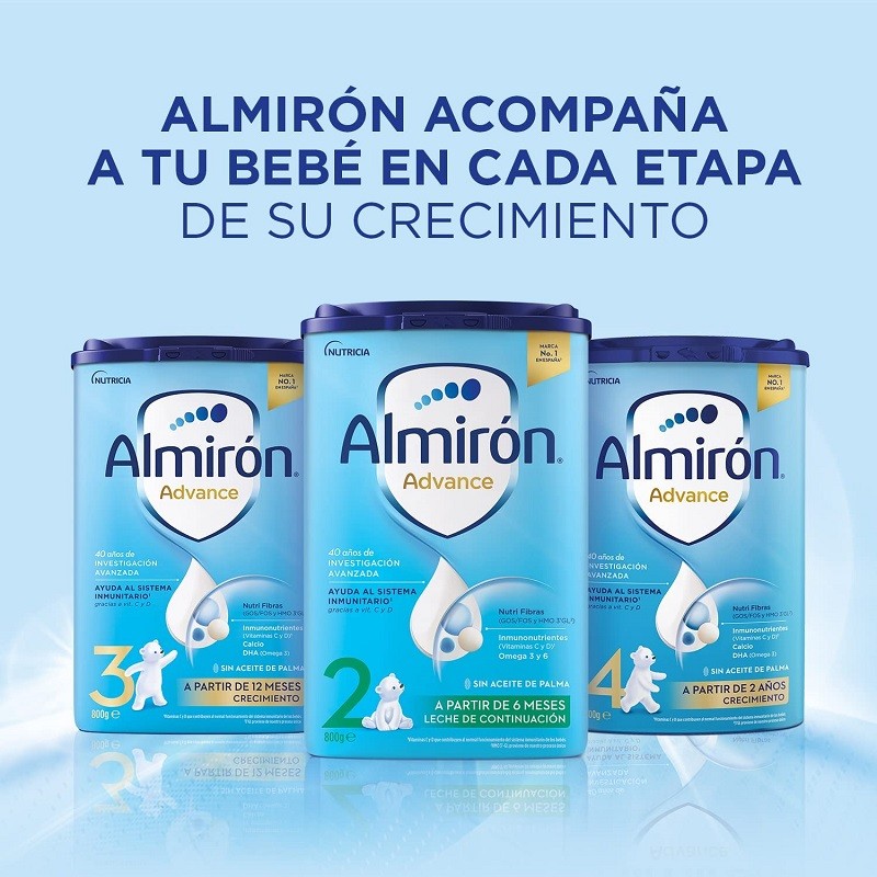 ALMIRÓN Advance 2 con Pronutra Leche de Continuación 800gr NUEVA FÓRMULA-7
