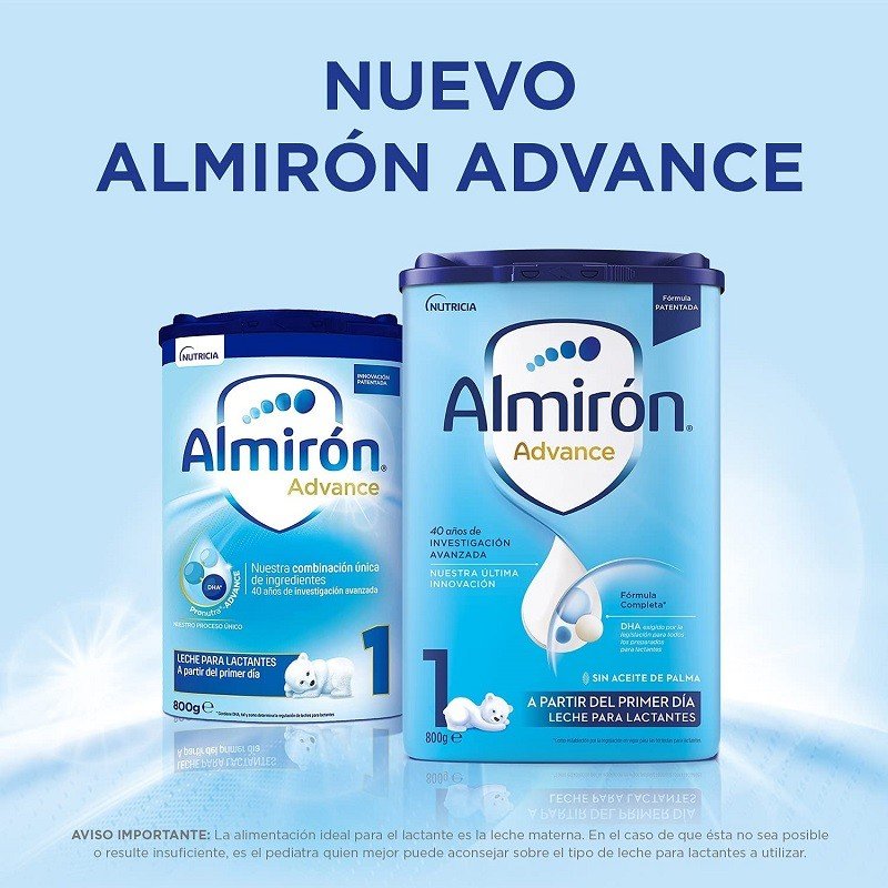 ALMIRÓN Advance 1 con Pronutra Leche para Lactantes 800gr NUEVA FÓRMULA-6
