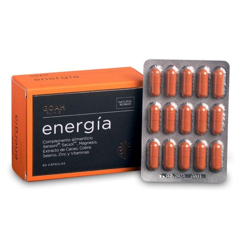 GOAH CLINIC Energía 60 Cápsulas-2