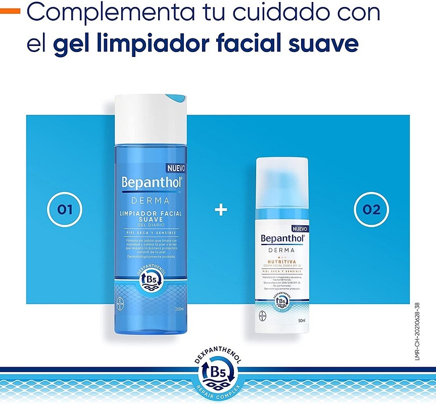 BEPANTHOL Derma Nutritiva Crema Facial Diaria SPF25 (50ml)-6