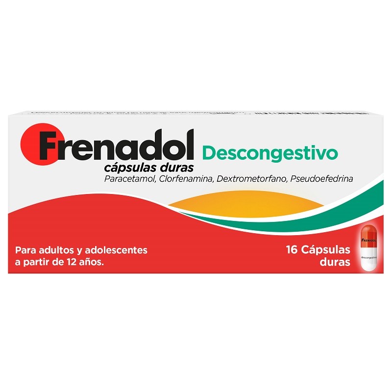FRENADOL Descongestivo 16 Cápsulas-5