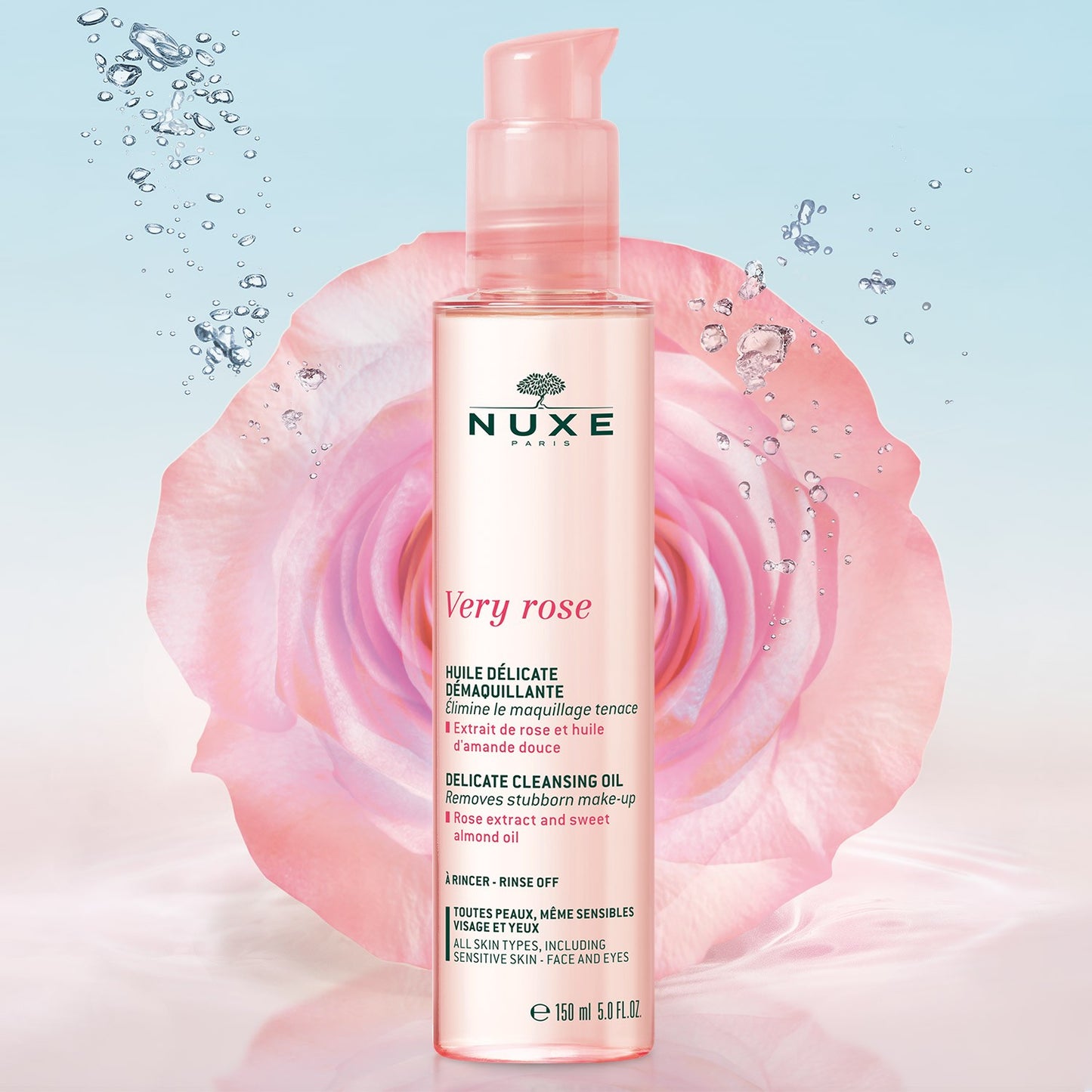 Nuxe Very Rose Aceite Delicado Desmaquillante 150ml-2