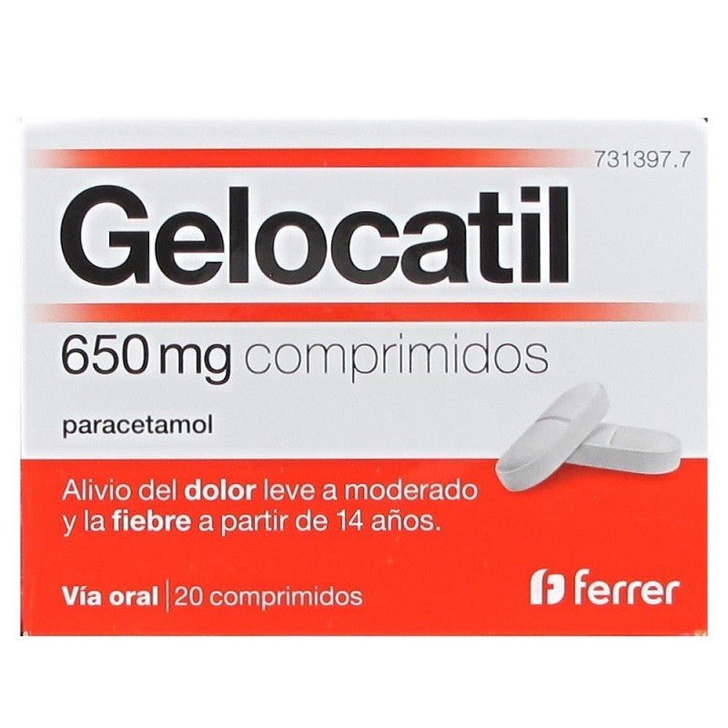 GELOCATIL 650mg 20 Comprimidos-1