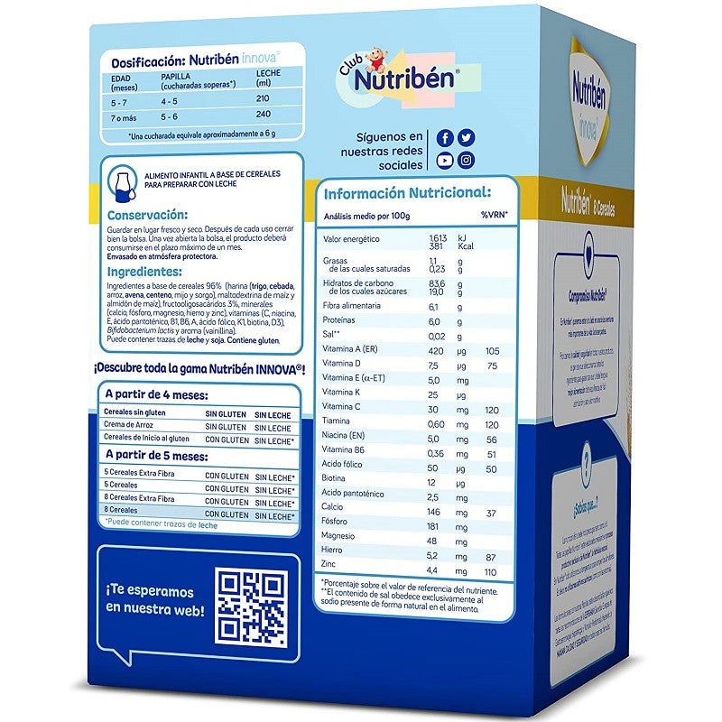 NUTRIBEN Innova 8 Cereales 600gr-2