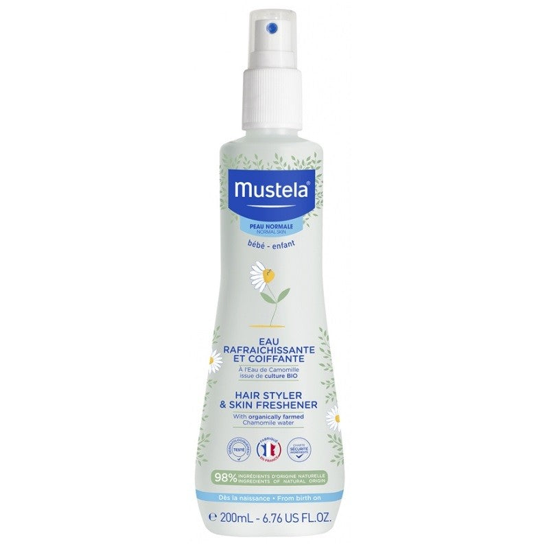 MUSTELA Agua para Peinar Refrescante con Agua de Manzanilla Ecológica 200ml-1