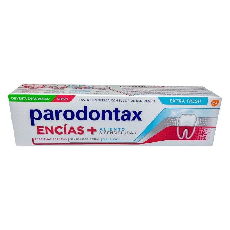 PARODONTAX Encías + Aliento y Sensibilidad Pasta de Dientes Extra Fresh 75ml-1